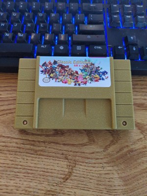 SNES 68-in-1 Gaming Cartridge - Chrono Trigger, Earthbound, Terranigma *Video*