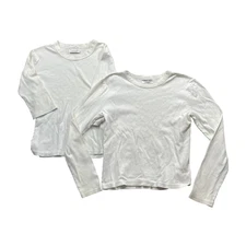 Michael Stars Lot 2 Shirts One Size Fits Most Cream Color Pull On