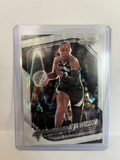 A'ja Wilson #76 2025 Panini Prizm White Seismic Las Vegas Aces WNBA