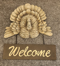 Party Explosions Thanksgiving Decorations Turkey Door Sign Front Porch Hanger