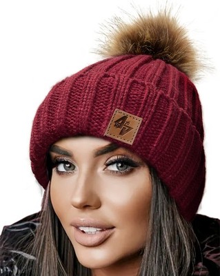 Herren Beanie Mütze Warme Wintermütze mit Weichem Innenfutter Gefütterte Stri...