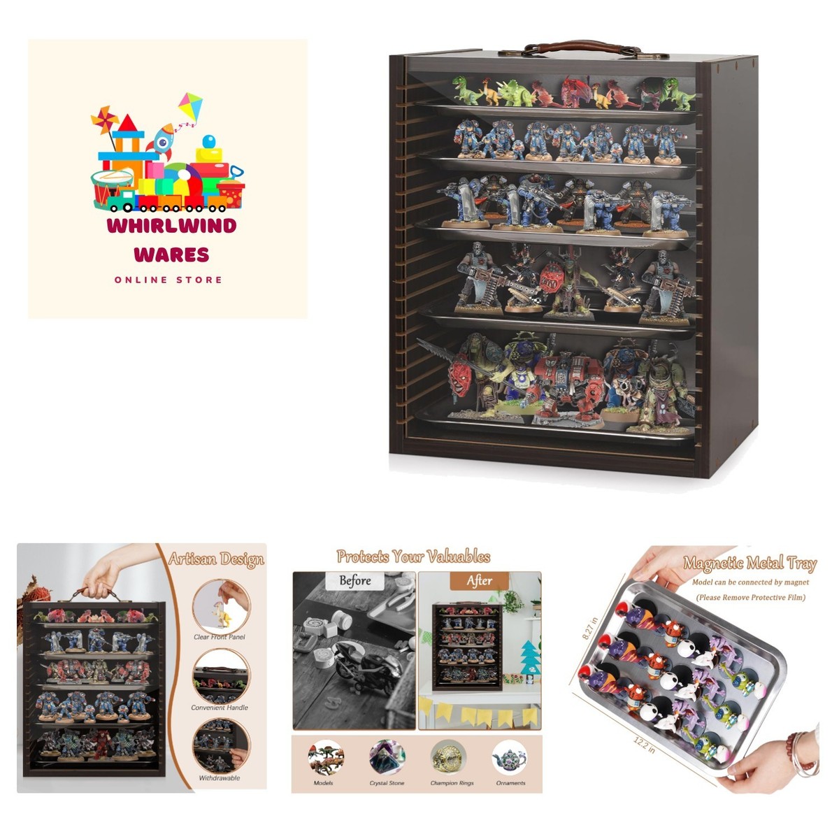 Miniature Display Case Display Cases for Collectibles Miniatures