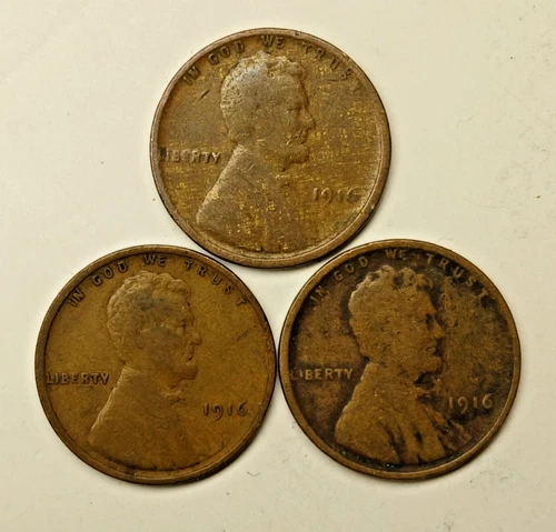 Photo of a 1916-P Lincoln Wheat Cent from an eBay listing that sold on Jul 20, 2026
