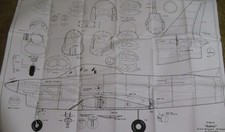 F-86-D "Sabre" R/C Plan,  64" Wing .60 Power