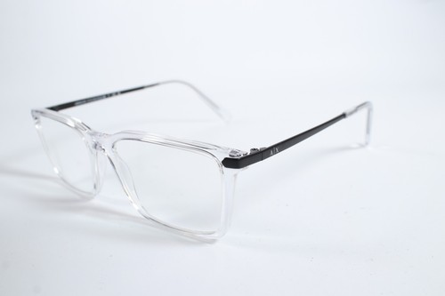Armani Exchange AX 3077 Unisex Clear 8333 Full Rim Plastic Glasses Eyeglasses...
