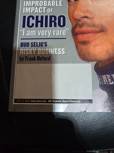 Ichiro Suzuki July 8, 2002, Sports Illustrated magazine. No label, never read. - Foto 3 di 3