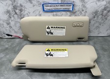 2010-2012volvo Xc60 Series Homelink Left And Right Set Sun Visor Biege Original 2010-2012volvo Xc60 Series Homelink Left And Right Set Sun Visor Biege Original
