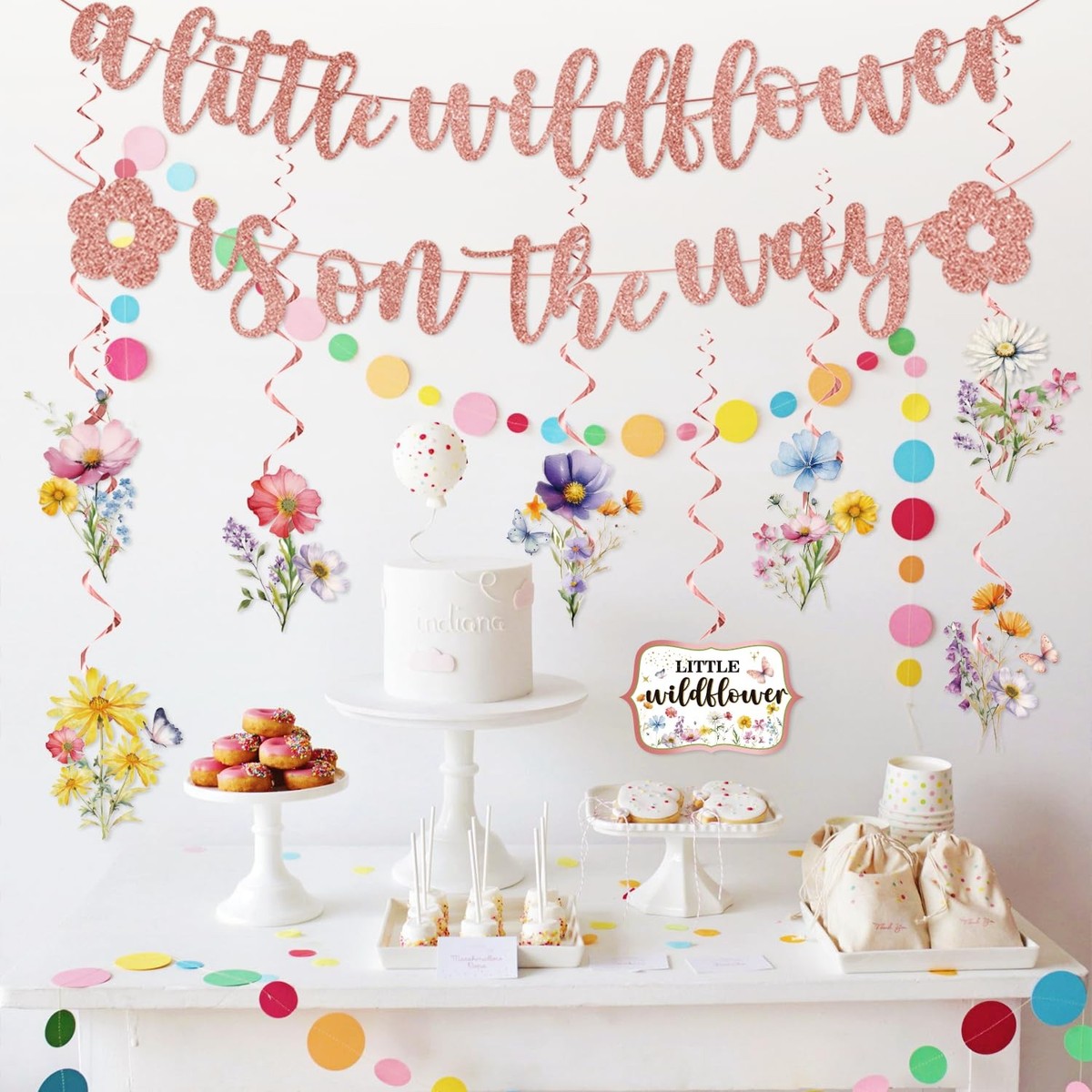 Wildflower Party Confetti - 240PCS Scatter Paper Seychelles