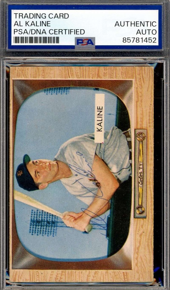 Al Kaline PSA DNA Vintage Signed 1955 Bowman Early Autograph | eBay