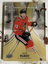 2022-23 Upper Deck Trilogy Alex Vlasic Rookie Premieres Plexi Glass /50 #RP-AV