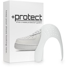  Protect  Shoe Crease Protector Guards for Large Men's 8-13 , White