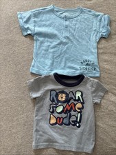 Boys 6-9m Clothing Lot of 9 Pieces Shirts Shorts And One Pieces