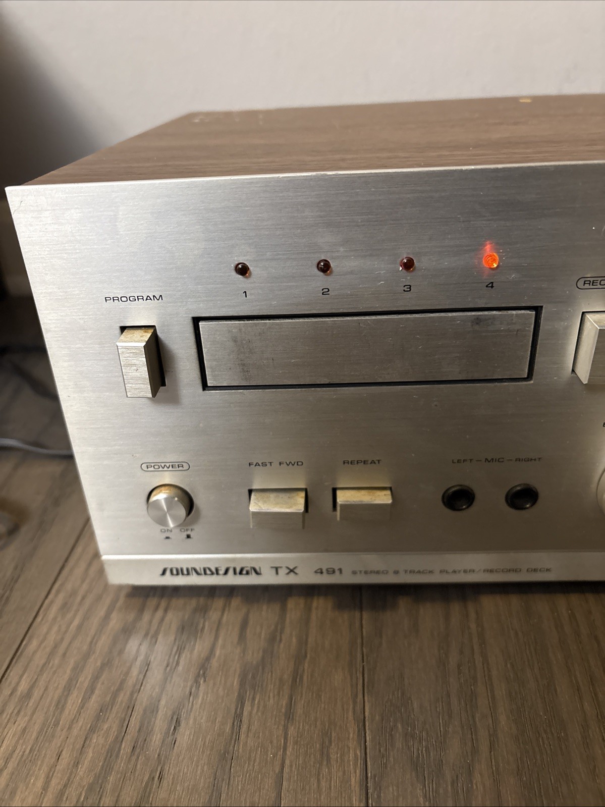 SOUNDESIGN TX 491 Stereo 8 Track Record / Play Deck Works