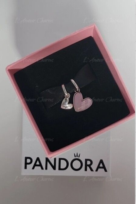 NEW PANDORA 925 Splitable Mother & Daughter Charm 793766C01 W/ box