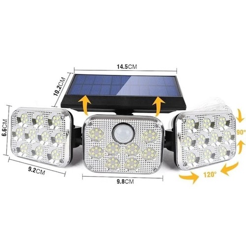 LED Solar Power PIR Motion Sensor Wall Lights Outdoor Garden Security Lamp -2025 - Picture 349 of 550