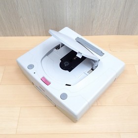Sega Saturn Console Japanese White bundle with 6 games tested NTSC-J