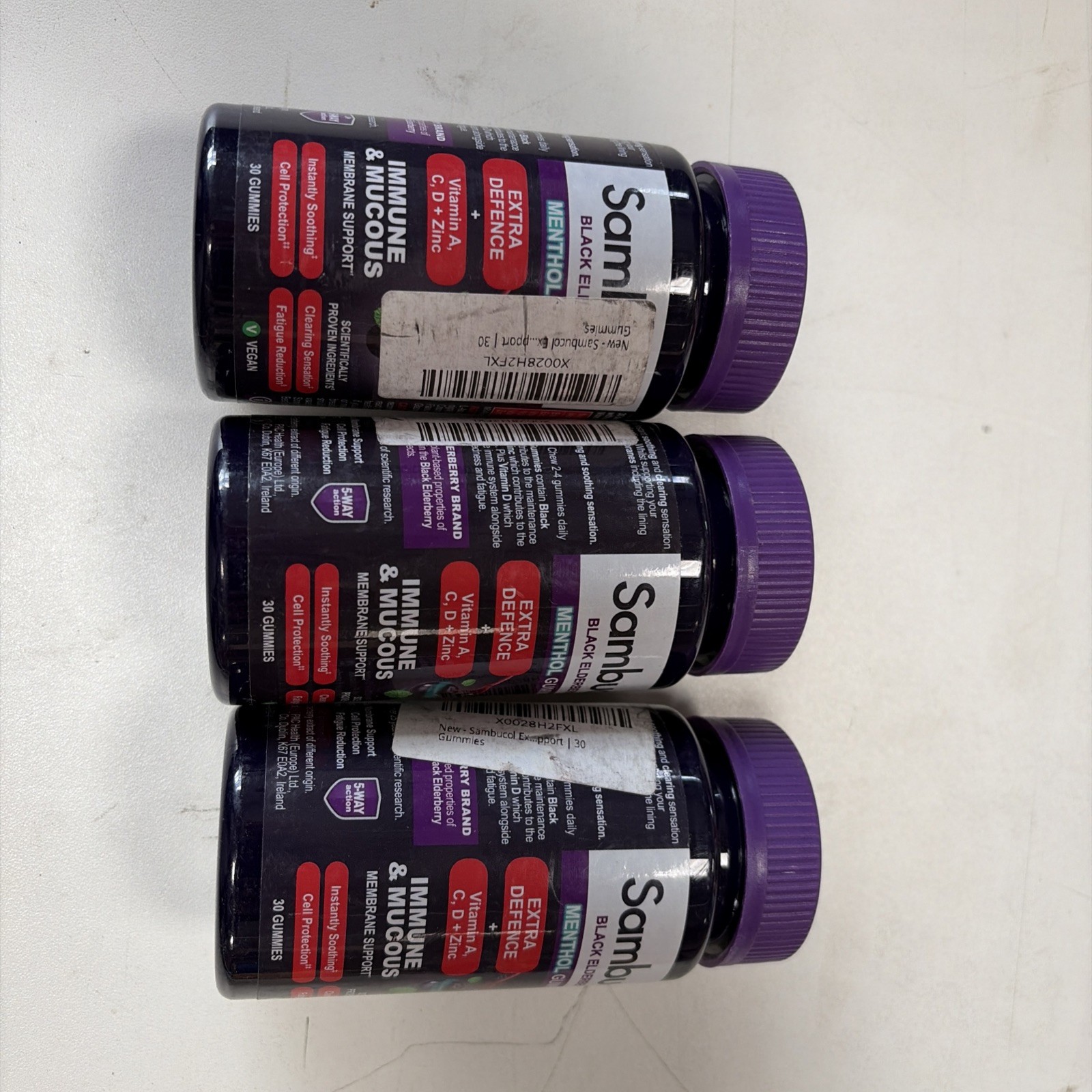 Sambucol Black Elderberry Extra Defence Menthol 30 Gummies - 2 Pack - Image 7
