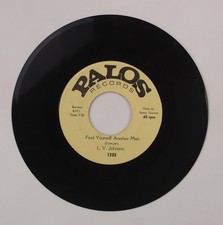 L.V. JOHNSON: Find Yourself Another Man US Palos OG Northern Soul Funk 45 HEAR
