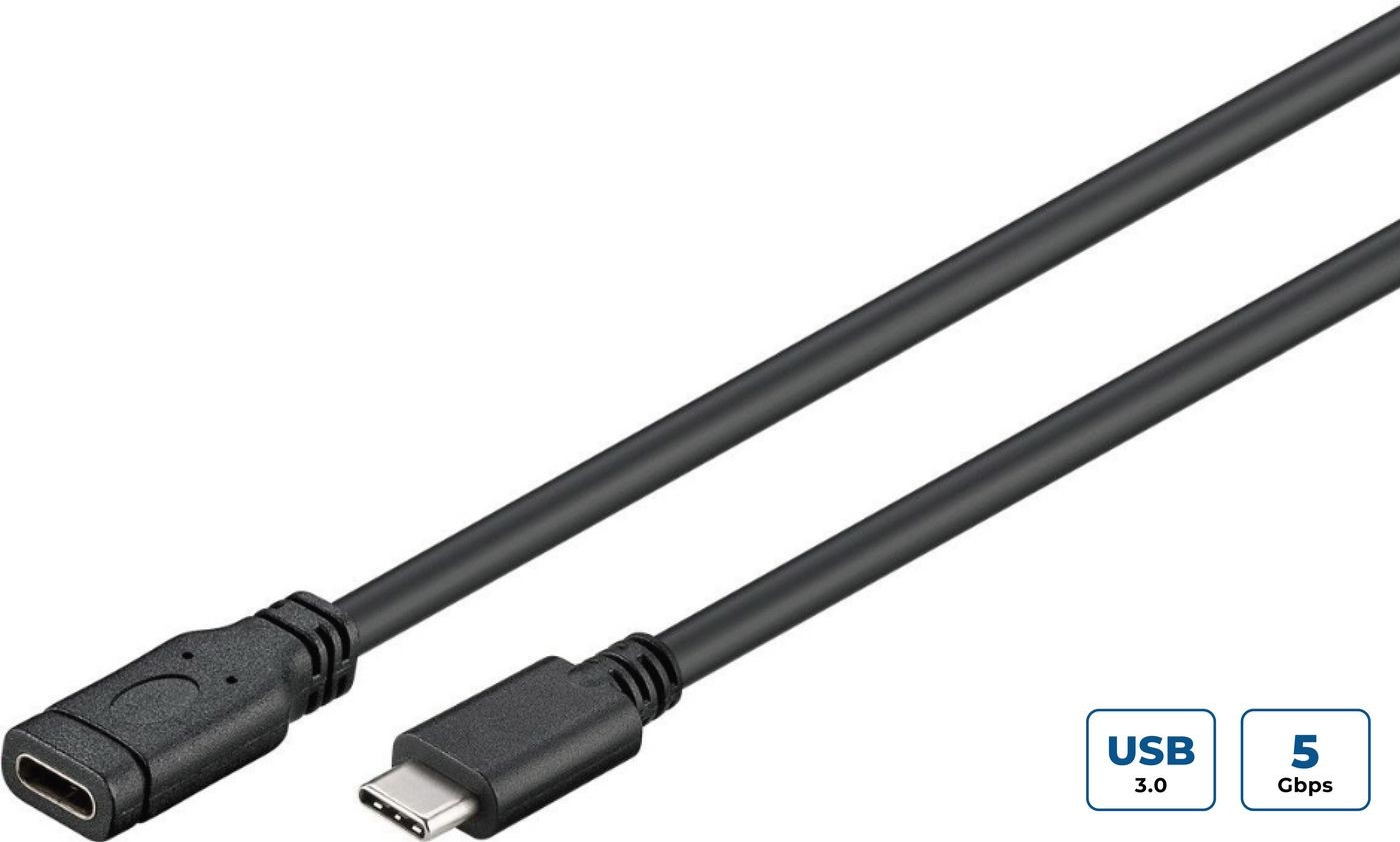 MicroConnect USB3.1CC1EX USB3.1 Type C - Type C 1m M-F - Image 2