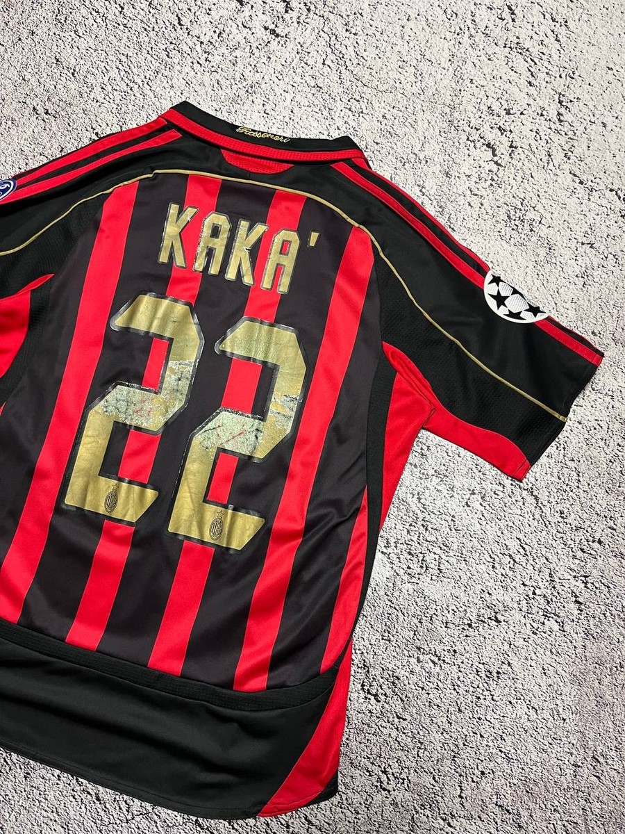 AC Milan 2006/07 Home Jersey KAKA 22 Adidas Climacool Red Black