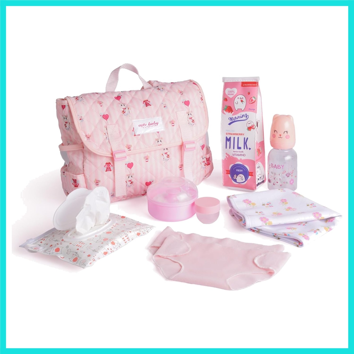 10 Pcs Reborn Doll Accessories Set for 17-22 Inch Dolls, Fee