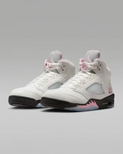 Nike Air Jordan 5 Retro Medium Soft Pink HQ7978-102 Men's Shoes NEW