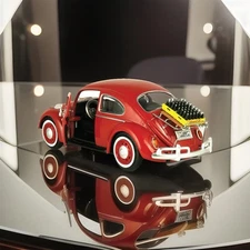 1966 VOLKSWAGEN BEETLE W/BOTTLE CASES "COCA-COLA" 1/24 MOTORCITY CLASSICS 424067