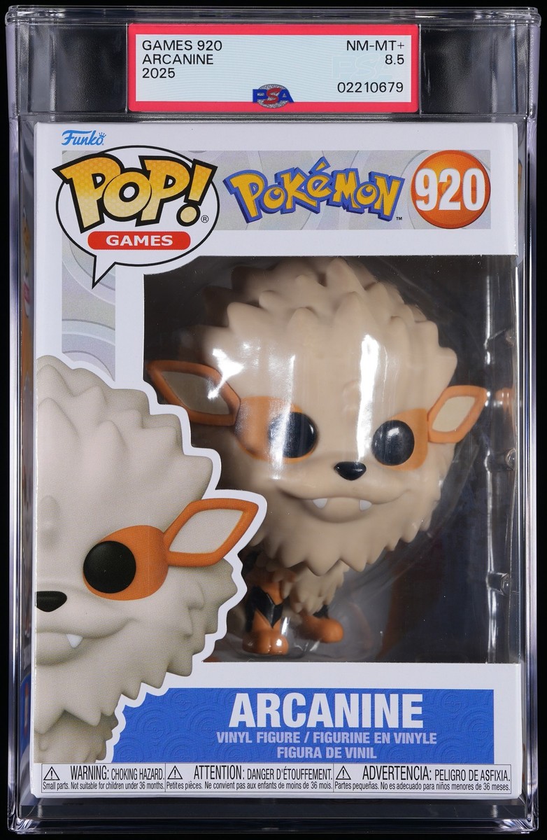 Funko POP! Pokemon 920 Arcanine PSA NEAR MINT + 8.5 | eBay
