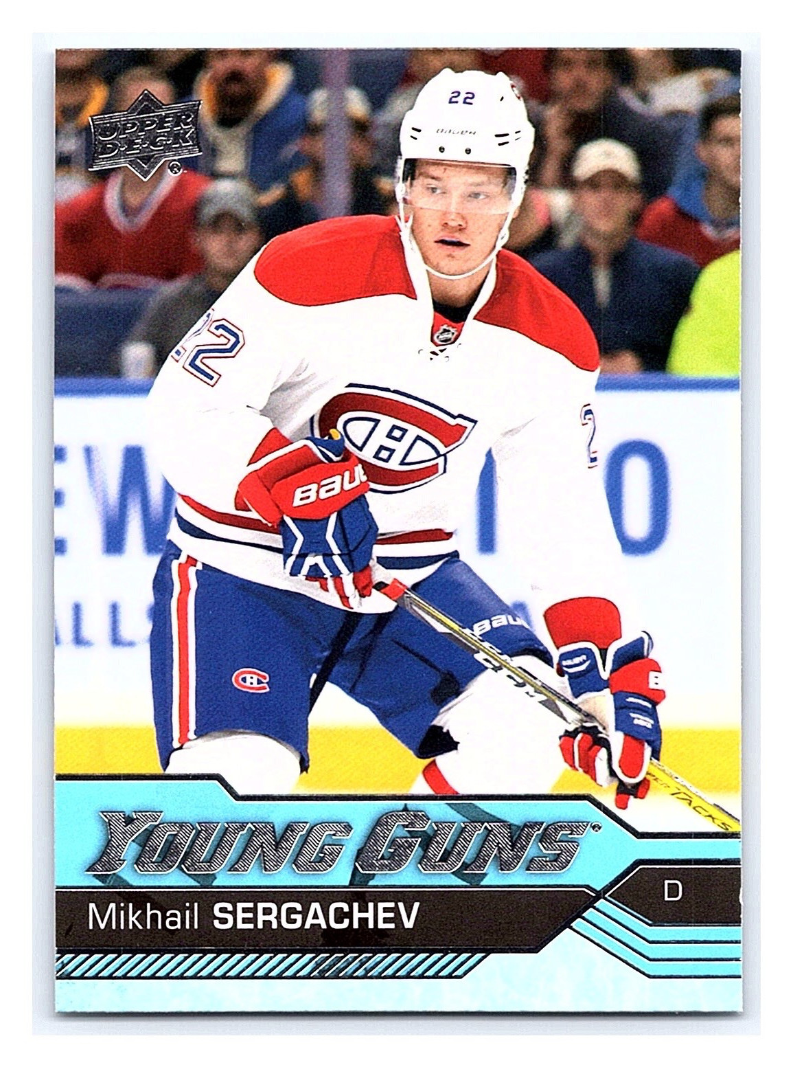 2016-17 Upper Deck Series 1 Young Guns #236 Mikhail Sergachev Rookie