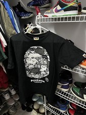 Bathing Ape Bape Pokemon Ape Head Shirt Size ...