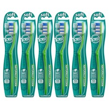 Naturally Clean Toothbrush, Soft, 6-Pack