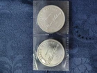 Two 1 oz .999 Silver Round - Johnson Matthey