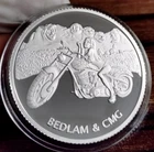 Mt. Trumpmore Bedlam 1 oz .999 silver round in capsule