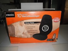 homedics 10 motor back massager heated