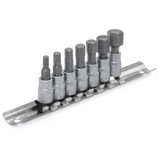 DAKCOS Hex Bit Socket Set 1/4" Drive 7 Pieces Allen Key Socket Set Metric 4mm...