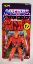 2018 Masters of the Universe Vintage Style BEAST MAN Super7 Unpunched Figure MOC