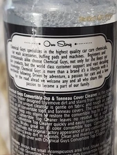 Chemical Guys Ultimate Cleaner Convertible Tops & Tonneau Cover 16 Oz (T143)