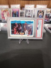 1991 Hoops Scoring Leaders M. Jordan / K. Malone #306 PSA 6 MINT 