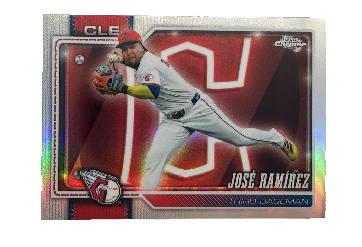 Jose Ramirez 2026 Topps Chrome - Lightboard Logo Fractor Cleveland Guardians