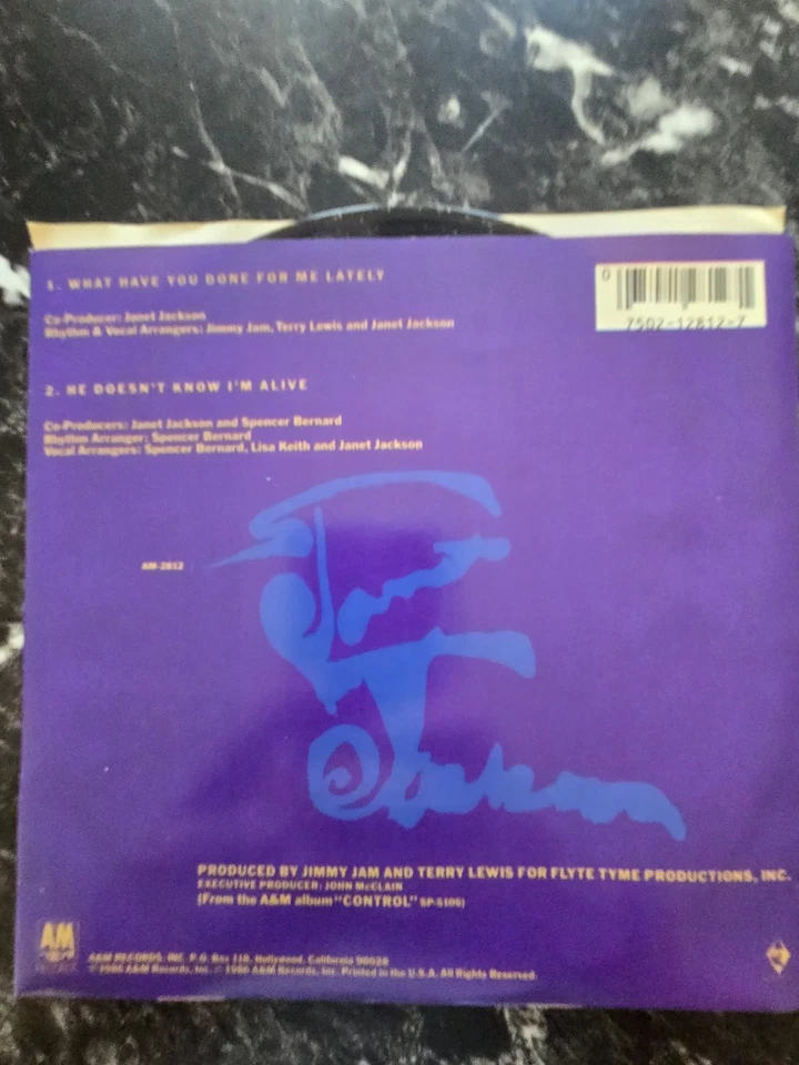 Janet Jackson, Tina Turner, Aretha Franklin Single Vinyl Records Lot Of 5 - Image 4 of 4