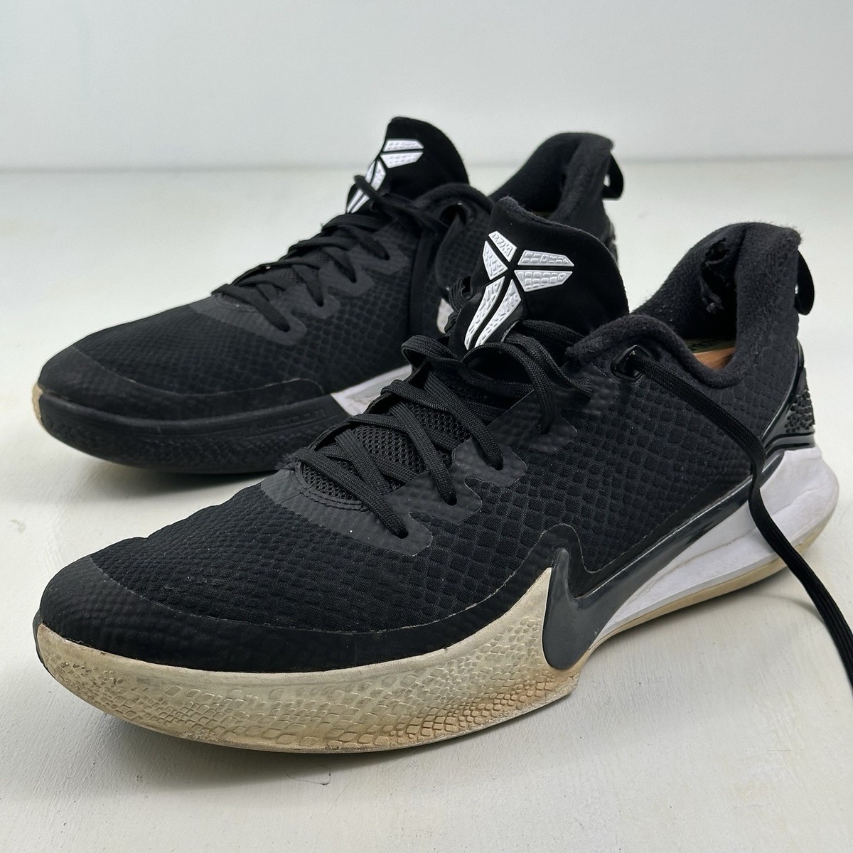 Size 12 - Nike Mamba Focus Black for sale online | eBay