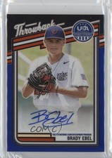 2026 Panini Stars & Stripes Prizm Blue 25/49 Brady Ebel #TS-BE Auto 0xr1
