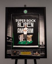 Signed R&uacute;ben Amorim Limited Edition Framed Shirt | Sporting CP COA