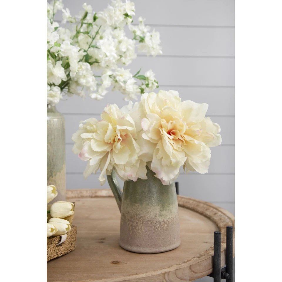 Artificial sunflower & peony flowers for balcony & living room decor - Image 4 of 4