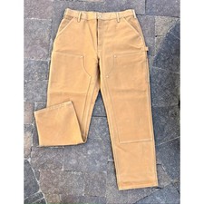 NWT Carhartt loose fit firm duck durable front utility work pant size 38x32