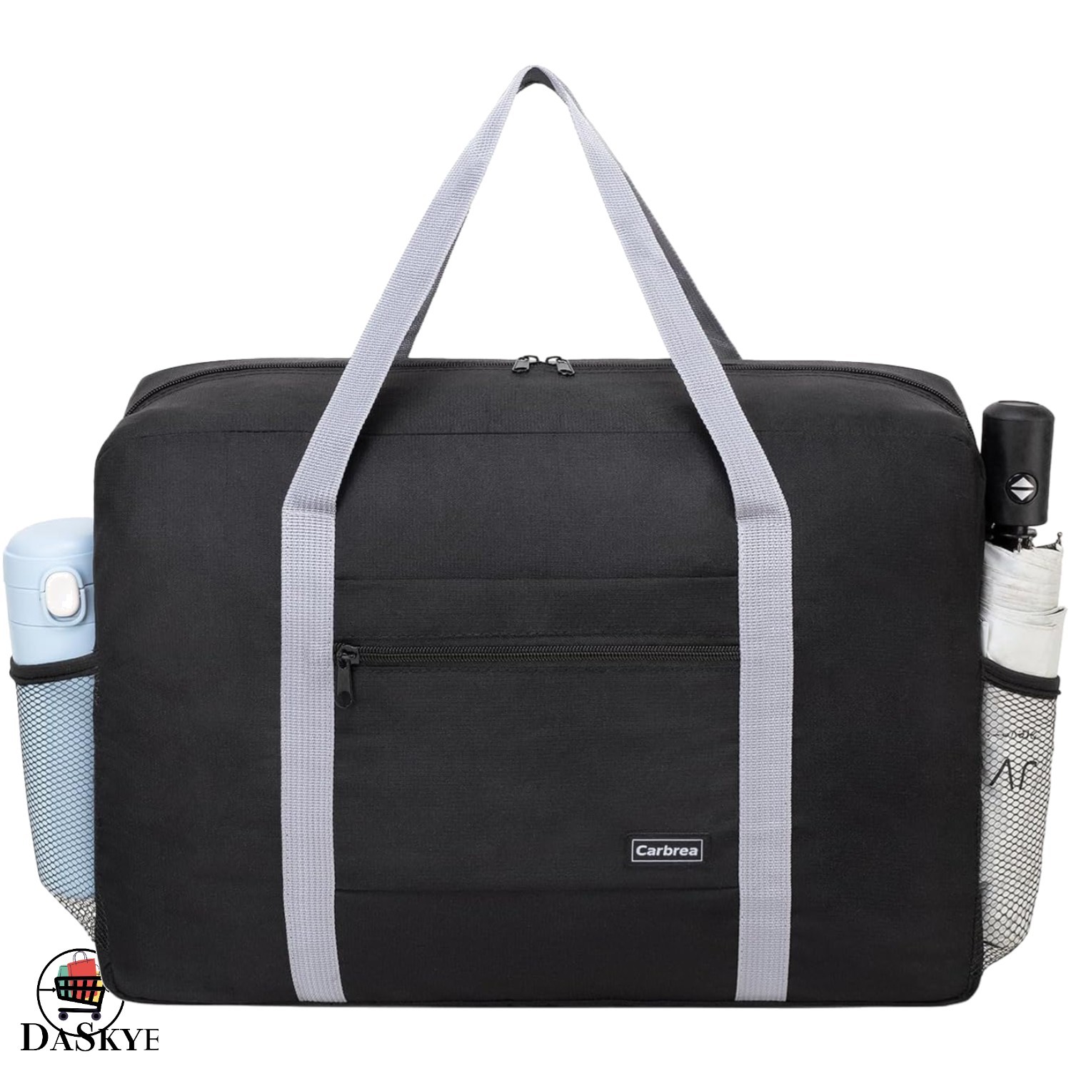 Foldable Travel Duffle Bag 25L - Lightweight 18x14x8 Airline
