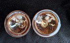 Imperial Glass (IG) Marigold Carnival Candlesticks in Grape n Leaf Discontinued — photo 3