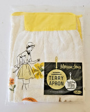 Vintage 60s 70s Morgan-Jones Terry Cloth Half Apron NEW in Package Chicken