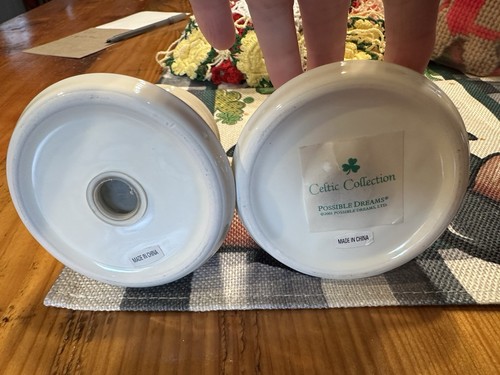 Celtic Collection Possible Dreams Shamrock Salt & Pepper Irish St. Patty's Day - Bild 7 von 8