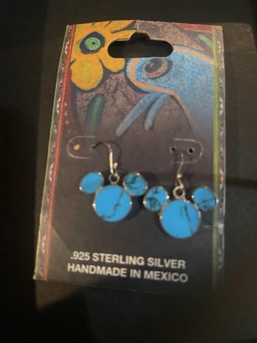 Sterling Silver Mickey Mouse Earrings